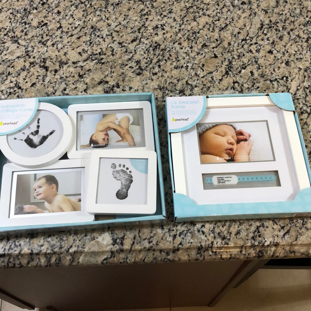 SOLD Pearhead I.D bracelet & Baby frame